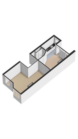 Floorplan - Geertsemastraat 5B02, 3038 XA Rotterdam